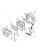 Lower oven door