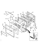 Upper oven door