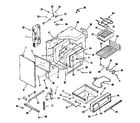 Kenmore 9119898312 lower body section diagram