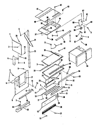 Upper oven pedestal section