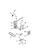 Lower oven control section