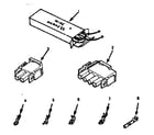 Kenmore 9119898312 wire harnesses and components diagram