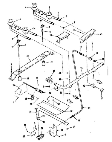 Burner section