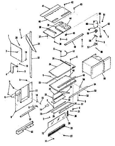Upper oven pedestal section