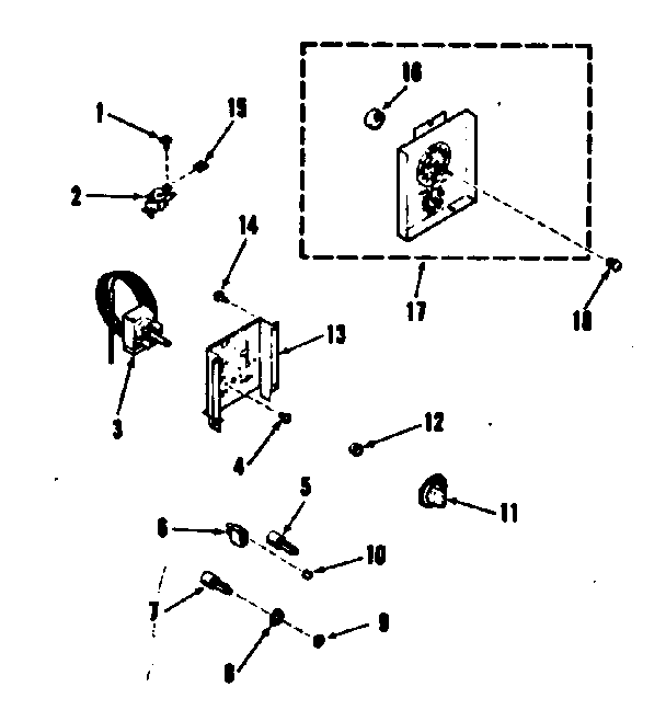 Lower oven control section