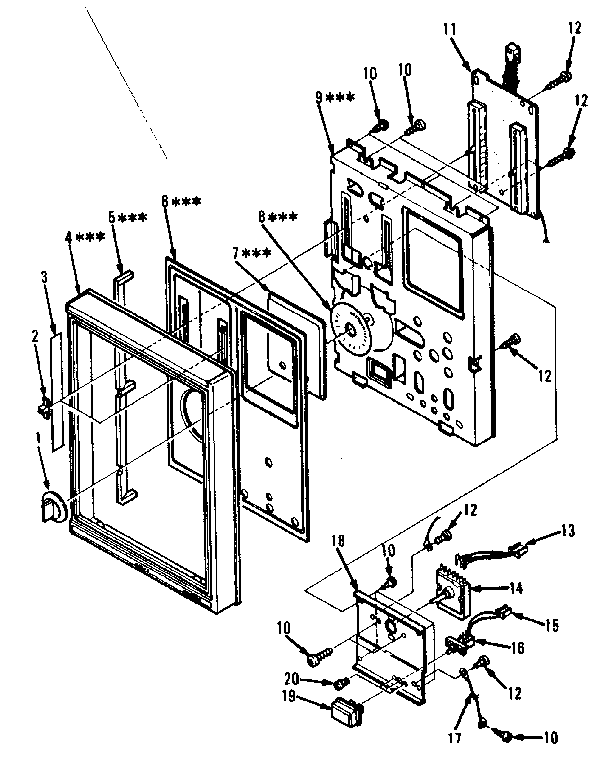 Control panel parts