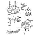 Sears 21126412 frame assembly diagram