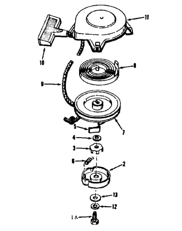 Rewind starter no. 590374