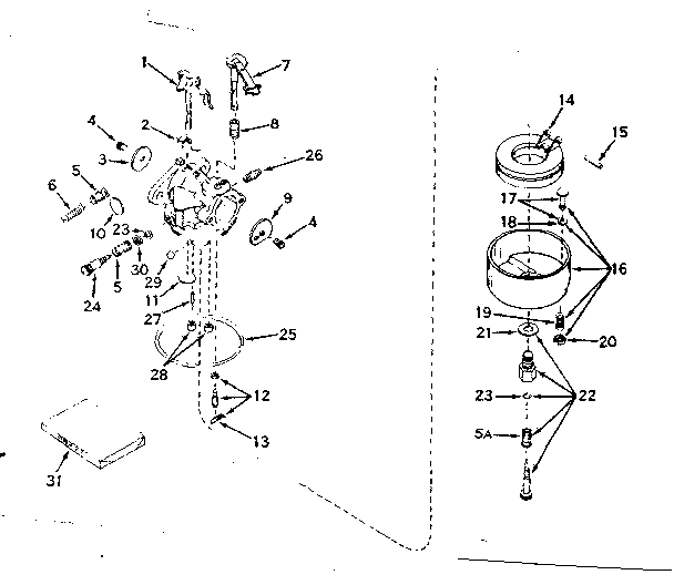 Carburetor no. 630992b