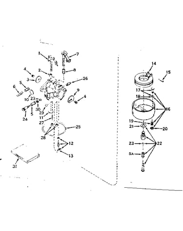 Carburetor no. 630992b