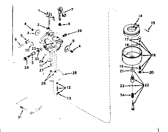 Carburetor no. 630992b