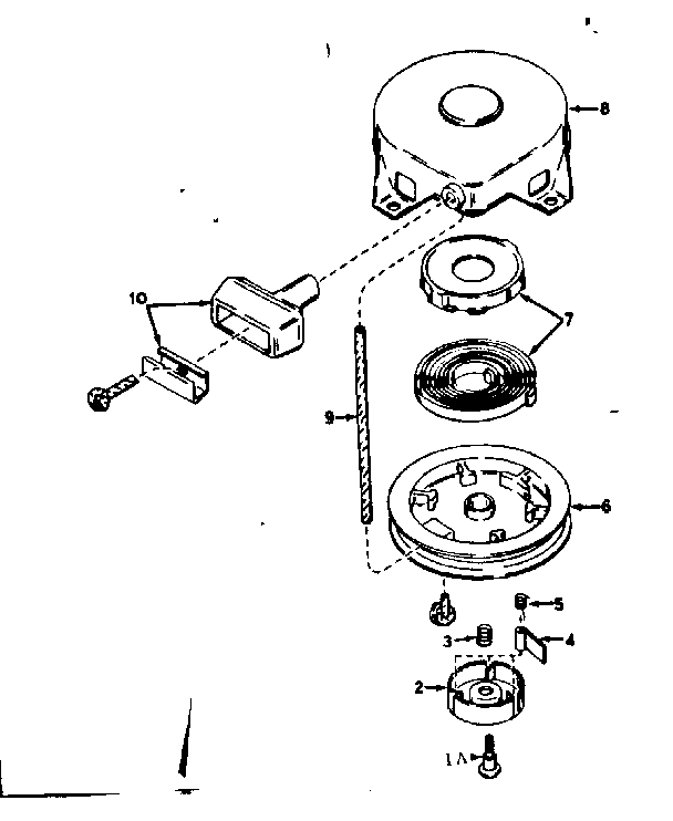 Rewind starter no. 590449