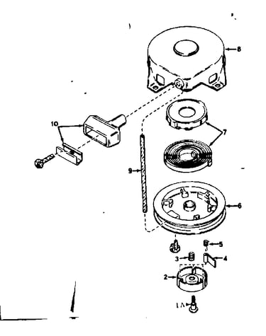 Rewind starter no. 590449