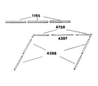 Sears 308772640 frame assembly diagram