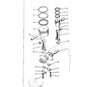 Craftsman 10217317 connecting rod, piston and crankshaft assembly diagram