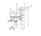 Sears 70172377-83 floor support assembly diagram