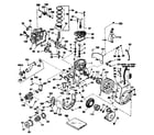 Tecumseh HS40-55515H basic engine diagram