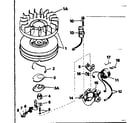 Tecumseh HS40-55515H magneto no. 611025 diagram