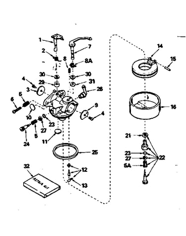 Carburetor no. 631667