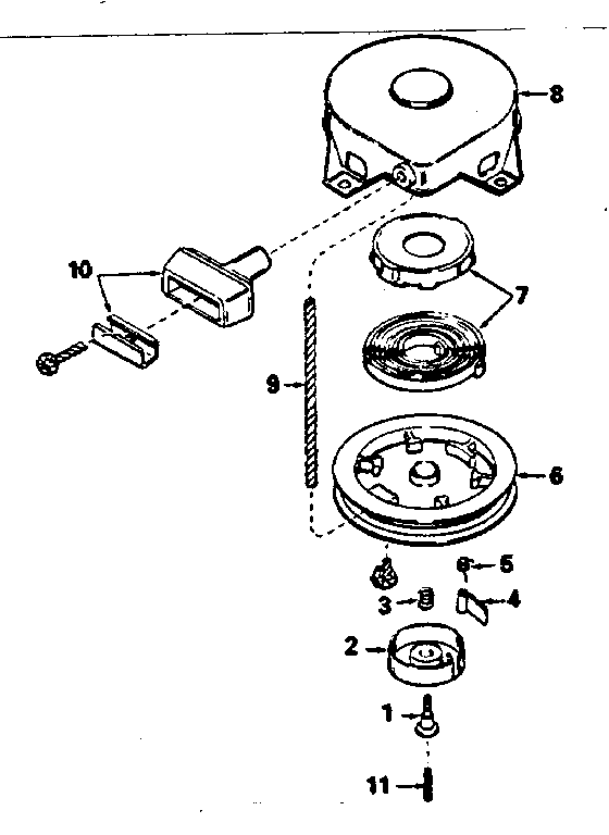 Rewind starter no. 590420