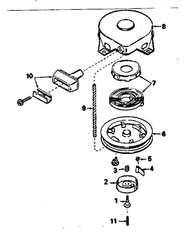 Rewind starter no. 590420