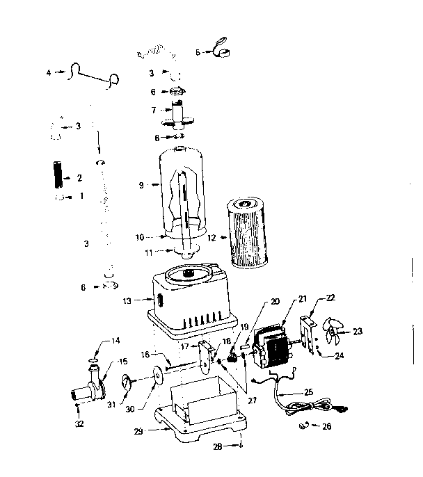 Filter replacement parts