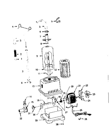 Filter replacement parts