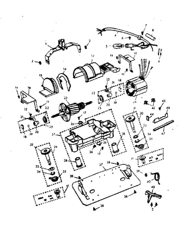 Internal machine parts