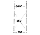 Sears 308774311 frame assembly diagram