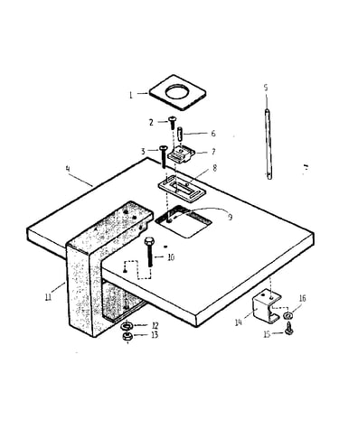 Work surface assembly