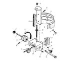 Craftsman 25153-PIN ROUTER carriage assembly diagram