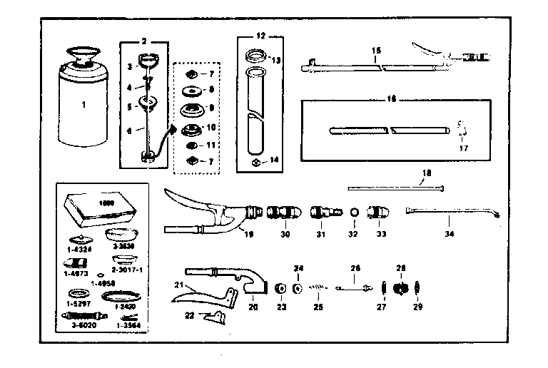 Compressed air sprayer