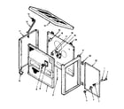 Kenmore 143840631 non-functional replacement parts diagram