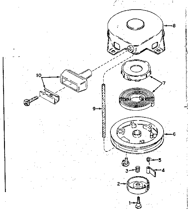 Rewind starter no. 590420