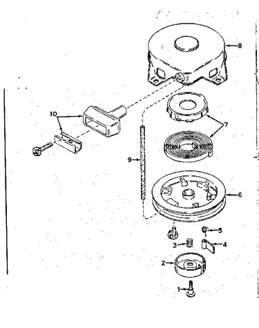 Rewind starter no. 590420