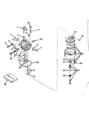 Carburetor no. 631067a