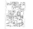 Briggs & Stratton 170700 TO 170708 (0010 - 0017) carburetor and fuel tank assembly diagram