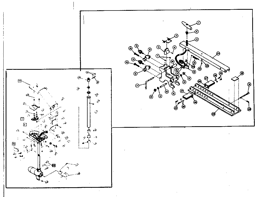 Motor & bow mount assembly