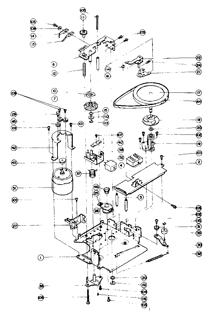 Mechanism chassis