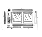 Kenmore 64-3817 replacement parts diagram