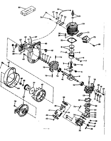Crankcase assembly