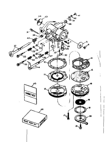 Carburetor #630763 - model hl92a