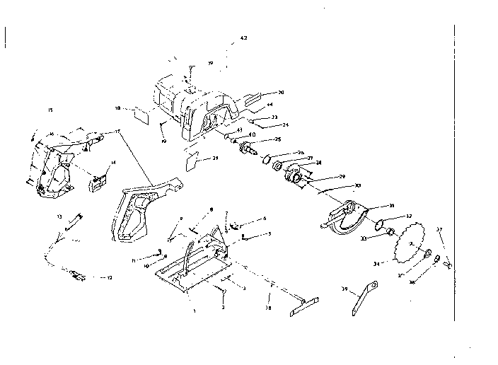 BASE AND BLADE ASSEMBLY