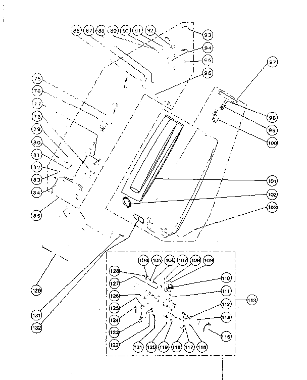 TRANSMISSION AND BAG ASSEMBLY