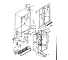 Kenmore 1067620611 cabinet parts diagram