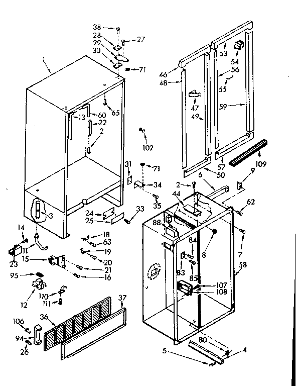 Cabinet parts
