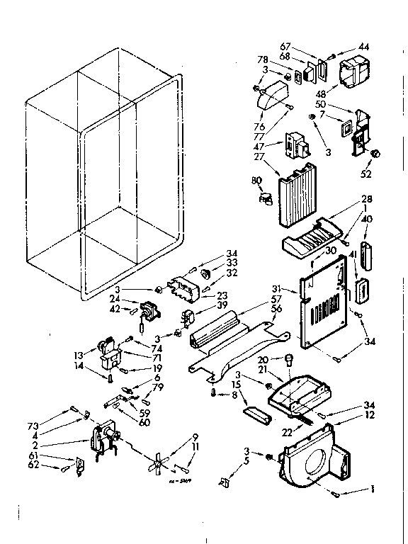 Air flow and control parts