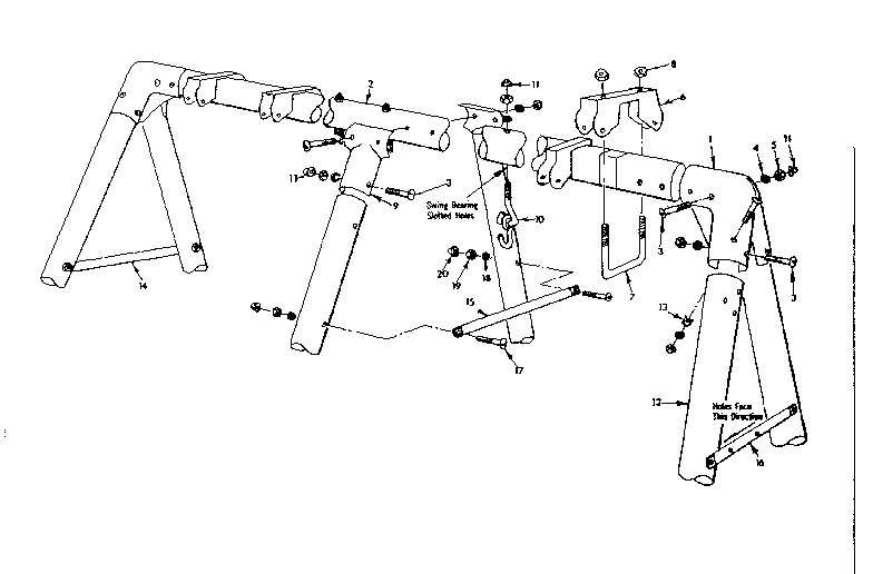 Frame assembly no. 83a