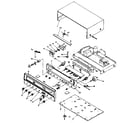 LXI 14392512700 cabinet and chassis front mounted assy. diagram