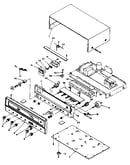 Cabinet and chassis front mounted assy.